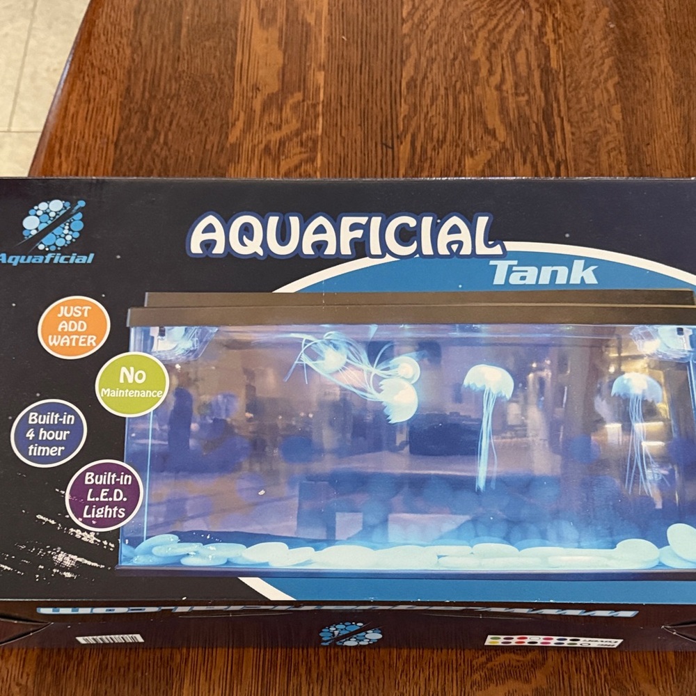 Tank Kids Toy - Blue LED Jellyfish Aquarium